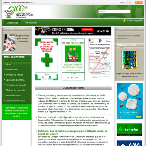 Colegio Oficial de Farmacéuticos de Cantabria