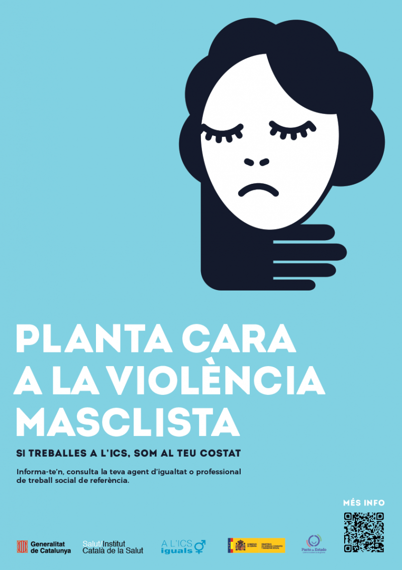 Planta cara a la violència masclista - Cartell
