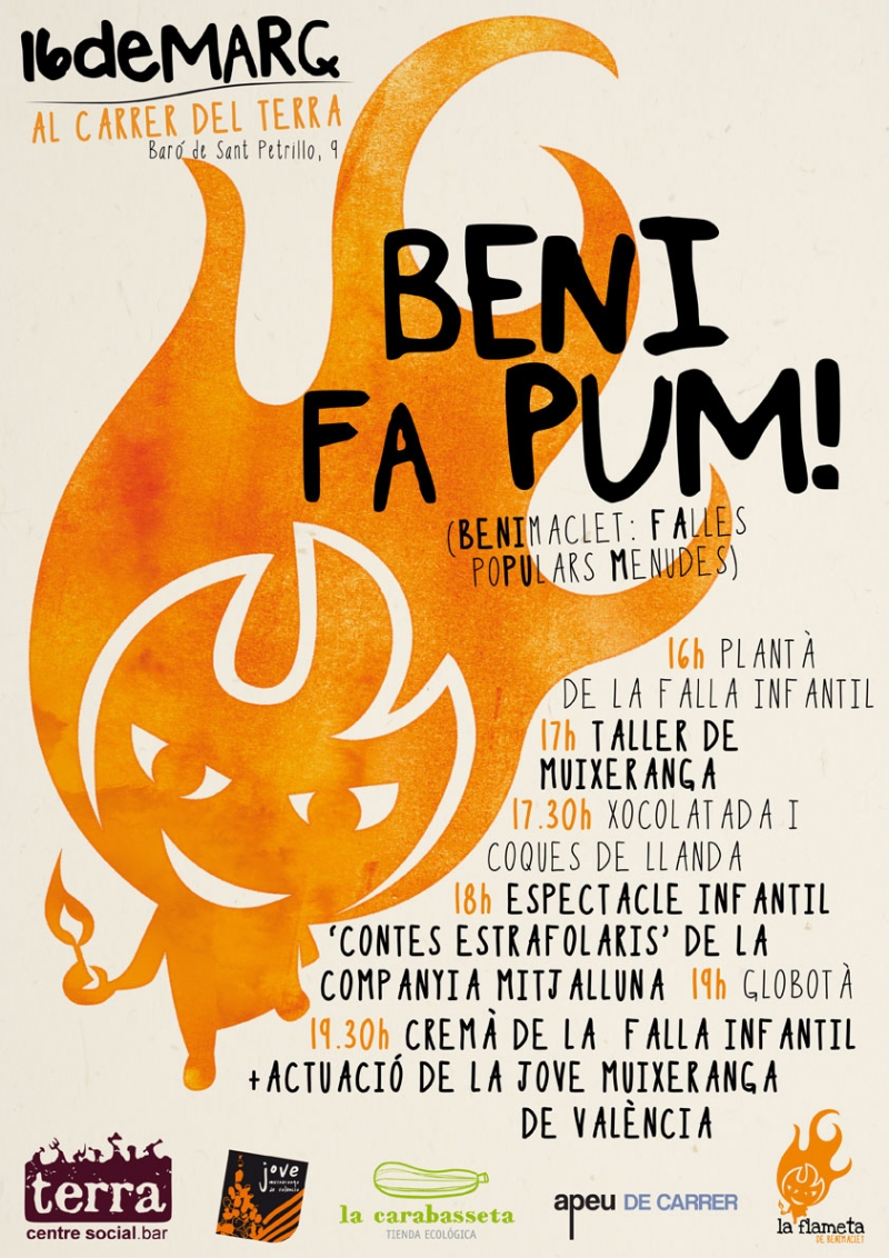 Beni Fa Pum! - Cartell - FabrikaGrafika Disseny Gràfic