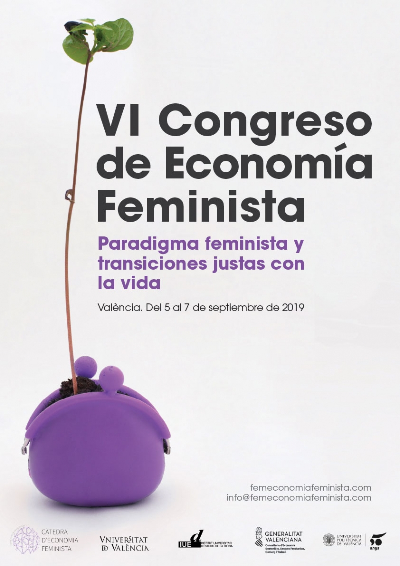 VI Congreso de Economía Feminista - Cartel