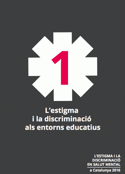 'L'estigma i la discriminació en Salut Mental' study - Specific document cover - FabrikaGrafika Editorial Design