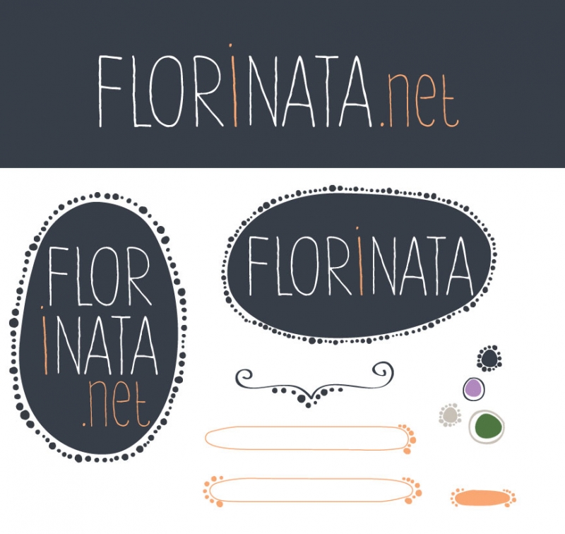 Flor i nata, logo and complements
