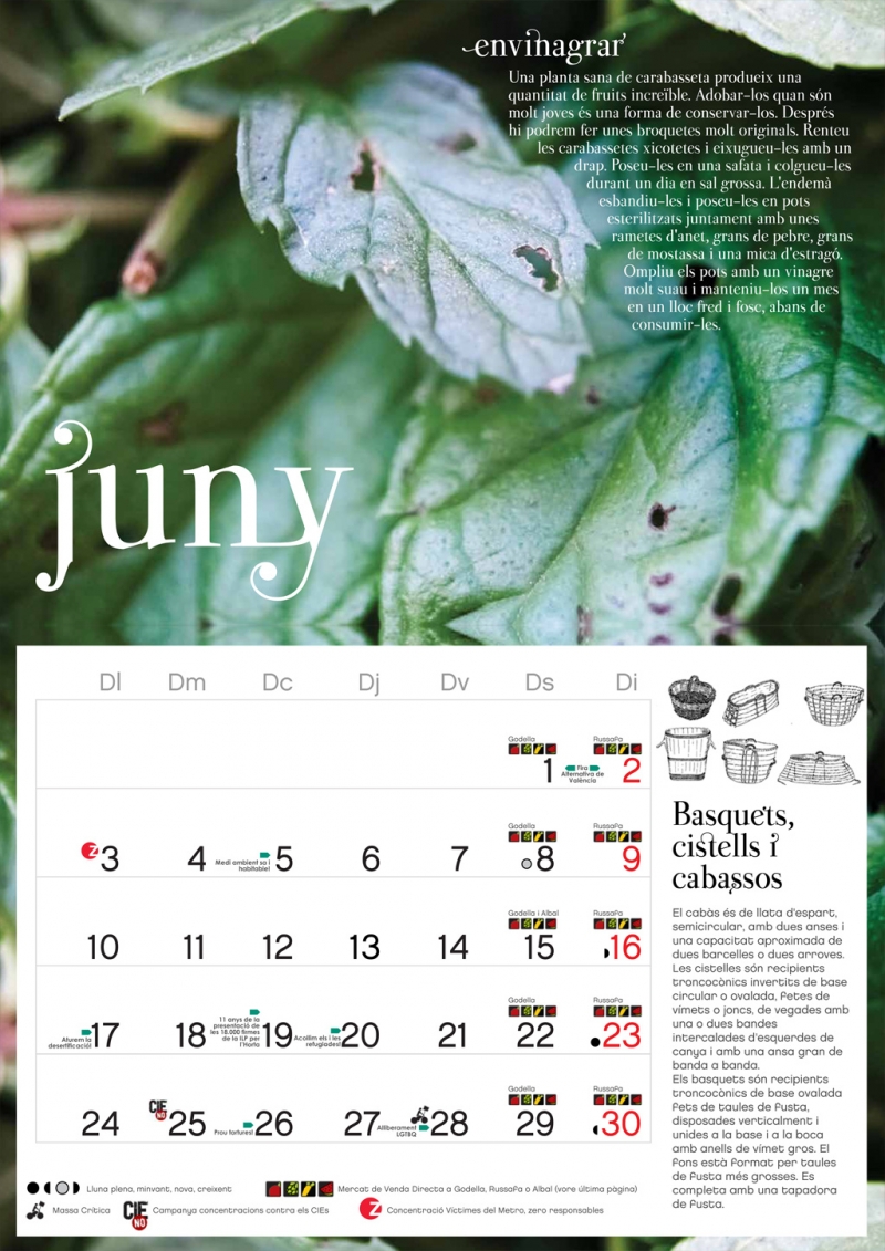 Interior del calendari: juny