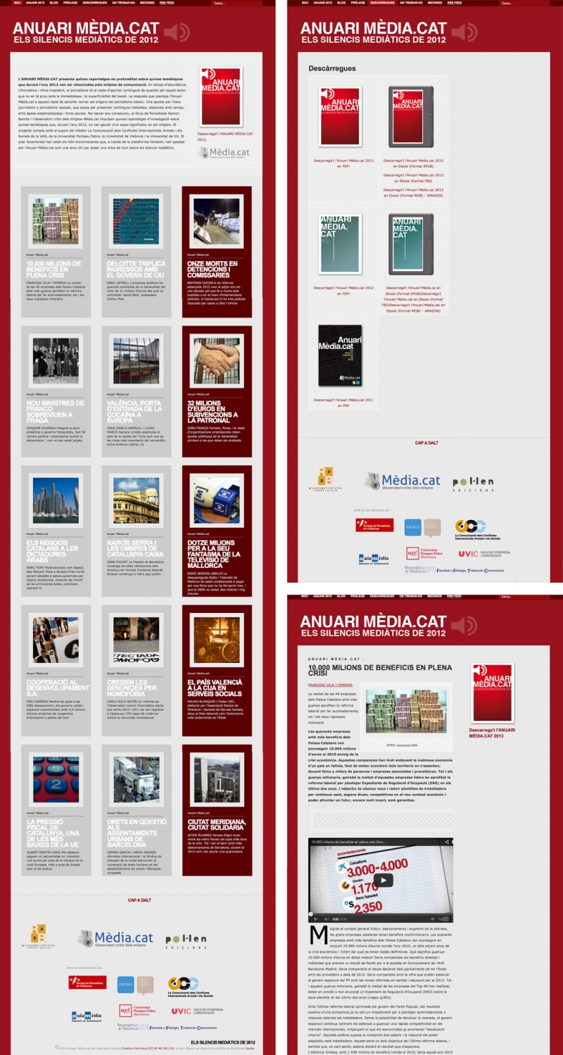 Web del anuario 2013