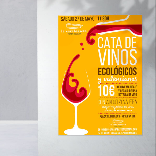 Cata de vins ecològics |  | Fàbrika Gràfika